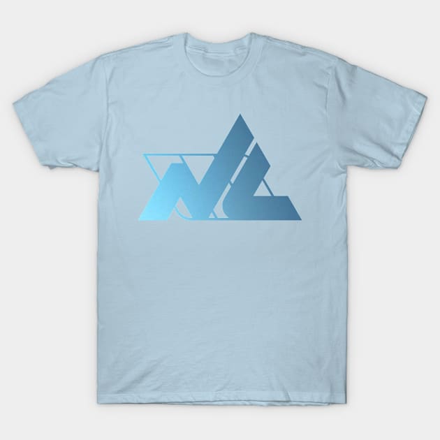 NL Blue Shade T-Shirt by NickLevitskyLLC